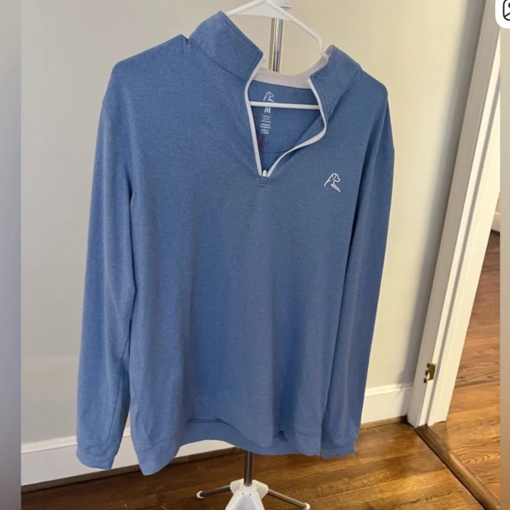 Rhoback Performance Quarter Zip Long Sleeve Pullover Medium - Picture 2 of 4